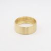 Picture of 14k Yellow Gold Brushed Finished Wedding Band with Latin Inscription Inside