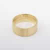 Picture of 14k Yellow Gold Brushed Finished Wedding Band with Latin Inscription Inside