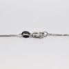 Picture of 14k White Gold Necklace with Diamond and Pearl Scrolled Pendant