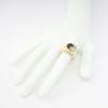 Picture of 14k Yellow Gold, Black Onyx & Pavé Set Diamond Yin & Yang Ring