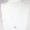 Picture of 14k White Gold Necklace with Diamond Accented Angelfish Pendant