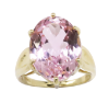 Picture of 10.90ct Kunzite Ring, 14k Yellow Gold