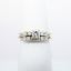 Picture of Vintage 14k White Gold & Round Brilliant Cut Diamond Bridal Ring Set