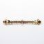 Picture of Antique Edwardian Era 14k Yellow Gold, Amethyst, Seed & Freshwater Pearl Bar Brooch