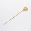 Picture of Antique 19k Yellow Gold & Seed Pearl Papyrus Inspired Egyptian Revival Stick Pin