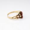 Picture of Antique Victorian Revival 10k Gold, Ruby & Pearl Ring by Ostby Barton