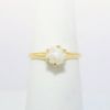 Picture of Antique 14k Yellow Gold & Natural Baroque Pearl Solitaire Ring