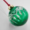 Picture of 2024 waterford Lismore green bauble christmas ornament