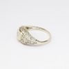 Picture of Antique Art Deco Era 14k White Gold Filigree & Diamond Ring