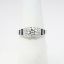 Picture of Antique Art Deco Era 18k White Gold, Diamond & Synthetic Sapphire Ring 