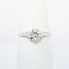 Picture of Antique Edwardian Era 18k White Gold Filigree & Old Mine Cut Diamond Engagement Ring 