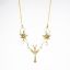 Picture of Antique Victorian 14k Yellow Gold & Seed Pearl Flower & Bird Necklace