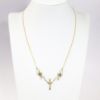 Picture of Antique Victorian 14k Yellow Gold & Seed Pearl Flower & Bird Necklace