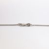 Picture of Antique Art Deco Platinum, Jet & Double Old Mine Cut Diamond Pendant with White Gold Chain