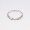 Picture of Antique Art Deco Iridium Platinum Etched Wedding Band