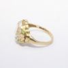 Picture of Antique 10k Yellow & Rose Gold Ring with Faceted Rock Crystal Center