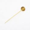 Picture of Antique Victorian Era 22k Yellow Gold & Pearl Etruscan Revival Stick Pin in Original Box