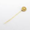 Picture of Antique Victorian Era 22k Yellow Gold & Pearl Etruscan Revival Stick Pin in Original Box