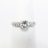 Picture of Antique Diamond Solitaire Ring - 0.90ct European Cut in 14kt White Gold