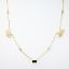 Picture of Custom 14k Yellow Gold, Green Tourmaline & Diamond Necklace with Turtle Motif