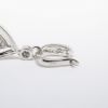 Picture of 14k White Gold & Diamond Teardrop Shaped Dangle Earrings 