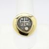 Picture of 18k Yellow Gold, Diamond & 1736 Spanish Real Coin Ring 