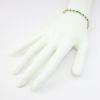 Picture of 14k Yellow Gold, Diamond & Emerald Tennis Bracelet