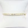 Picture of 14k Yellow Gold & Diamond Bangle Bracelet