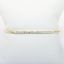 Picture of Delicate 14k Yellow Gold & Diamond Cuff Bracelet with Safety Chain