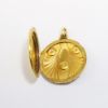 Picture of Antique Art Nouveau 14k Yellow Gold Ginkgo Leaf Inspired Locket