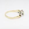 Picture of Vintage Mid Century 14k Gold & Round Transitional Cut Diamond Engagement Ring