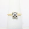 Picture of Vintage Mid Century 14k Gold & Round Brilliant Cut Diamond Engagement Ring