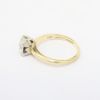 Picture of Vintage Mid Century 14k Gold & Round Brilliant Cut Diamond Engagement Ring