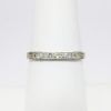 Picture of Antique Early Art Deco 18k White Gold & Diamond Wedding Band