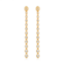 Picture of Fashion Channel set 14k Yellow Gold Diamond Dangle Earrings