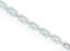 Picture of Brilliant Aquamarine and Diamond 14k White Gold Bracelet 