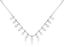 Picture of Marquise Diamond 14k White Gold Necklace 