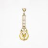 Picture of Antique Art Nouveau 10k Yellow Gold & Pearl Lavalier Pendant