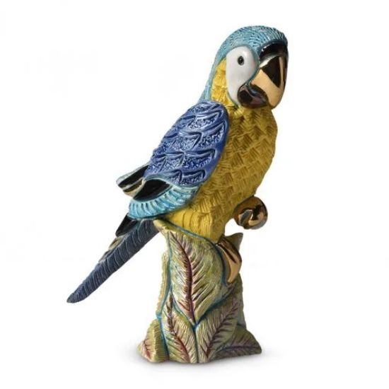 Picture of De Rosa Blue Parrot Figurine