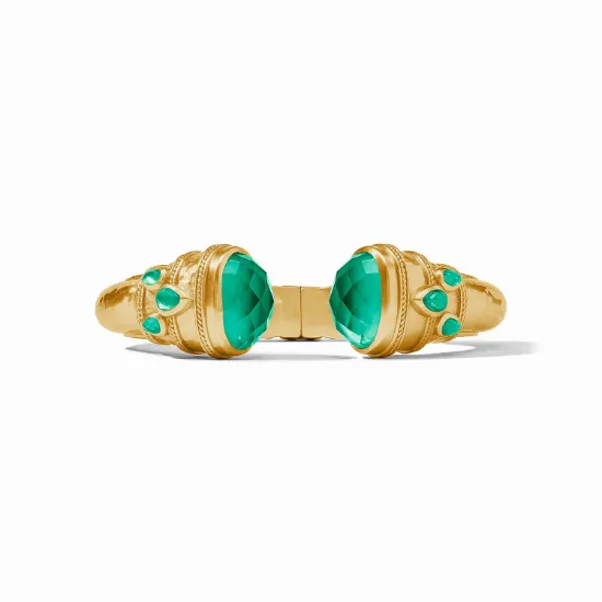 Picture of Cannes Cuff in Iredescent Emerald Green