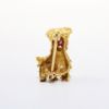 Picture of Vintage Mid Century 18k Yellow Gold Dog Brooch with Sapphire Eyes & Ruby Nose