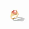 Picture of Heart Signet Ring in Blush Pink