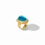 Picture of Cabochon Statement Ring in Iridescent Blue