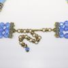 Picture of Retired Heidi Daus 'Signature Accent' Collar Necklace & Earring Set in Blue