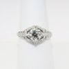 Picture of Antique Early Art Deco Platinum & Old European Cut Diamond Engagement Ring