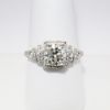 Picture of Antique Art Deco Platinum & Old European Cut Diamond Engagement Ring