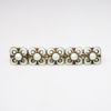 Picture of Vintage Willy Winnaess for David Andersen White Enameled Flower Bar Brooch