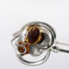 Picture of Antique 1906 Sterling Silver & Citrine Thistle Hat Pin By Charles Horner, Chester, England