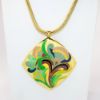 Picture of Vintage 1960's-1970's Mod Lanvin Enameled Flower Necklace