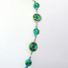 Picture of Vintage 1960's Mod Miriam Haskell Green & Blue Plique-à-Jour Necklace 